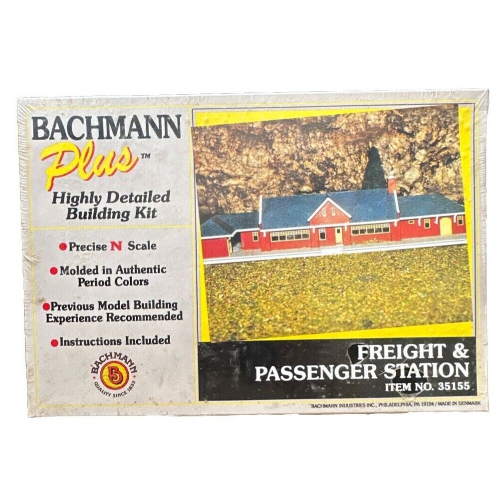 Bachmann 35155 N Freight & Passenger Station Building Kit